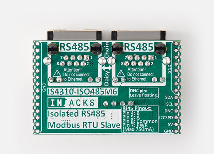 Isolated RS485 Modbus RTU Slave Module: IS4310-ISO485M6