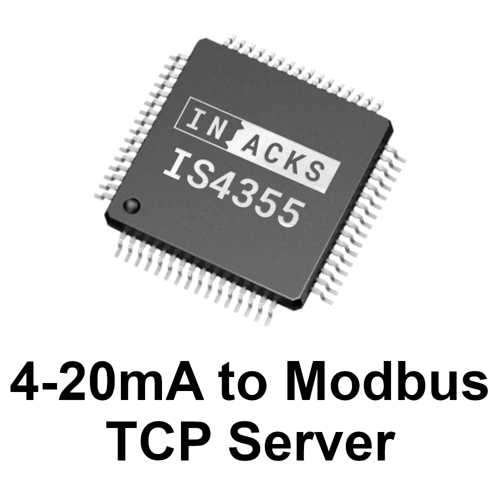 4-20mA to Modbus TCP/IP Server Chip - IS4355